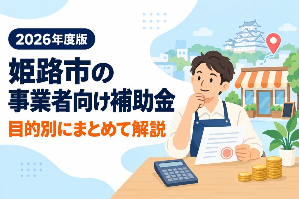 姫路市の事業者向け補助金 目的別にまとめて解説