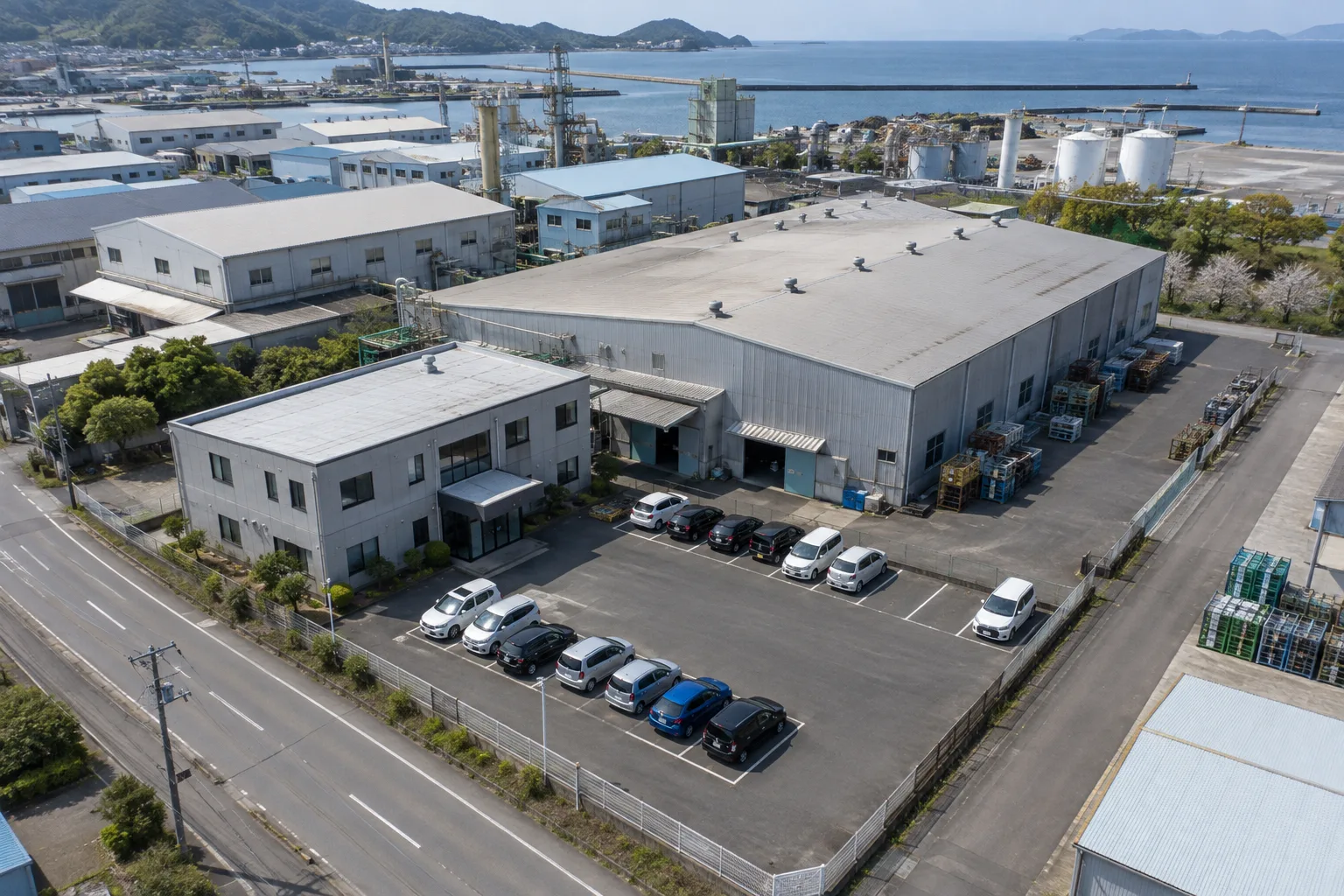 社屋・工場の空撮イメージ