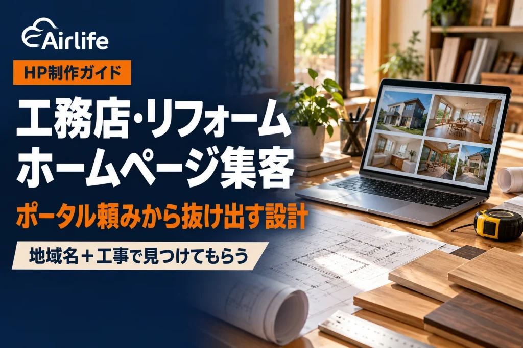 工務店・リフォーム会社のホームページ集客